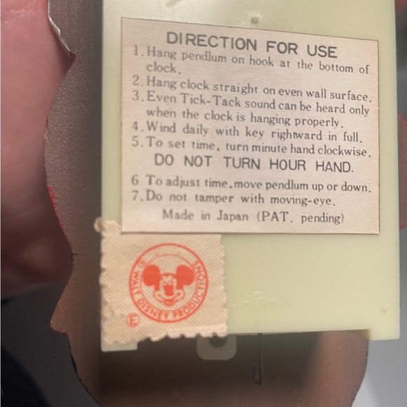 Walt Disney Productions cuckoo clock *RARE - Picture 3 of 3